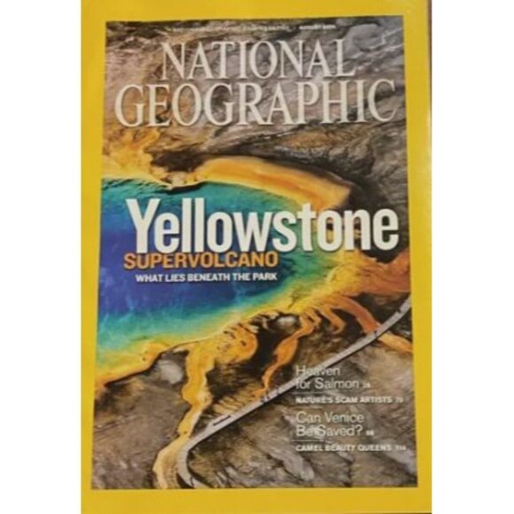 National Geographic Magazine August 2016 Featuring Yellowstone Supervolcano - Picture 3 of 3